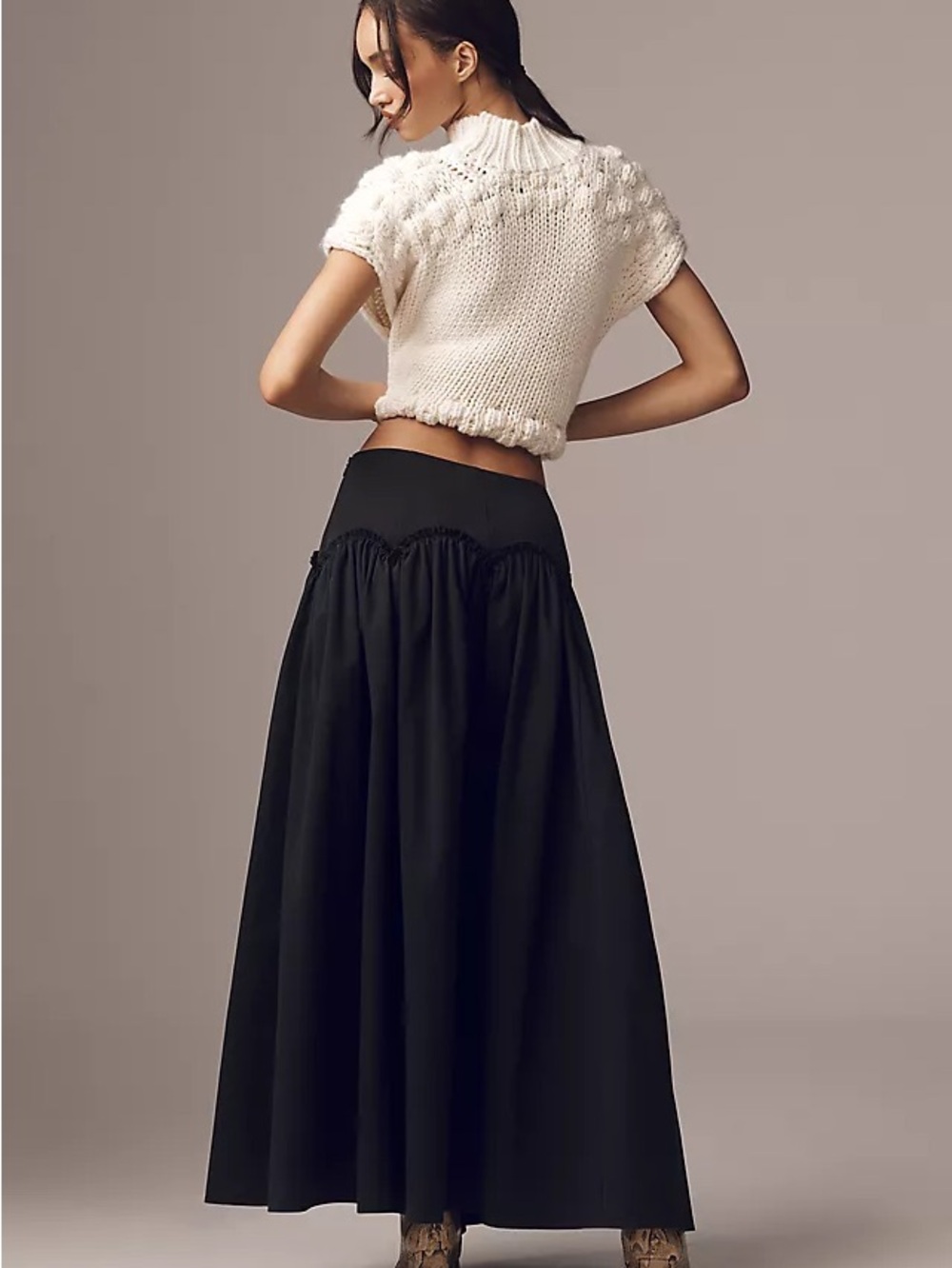Anthropologie Mare Mare basque waist skirt - Picture 5 of 7